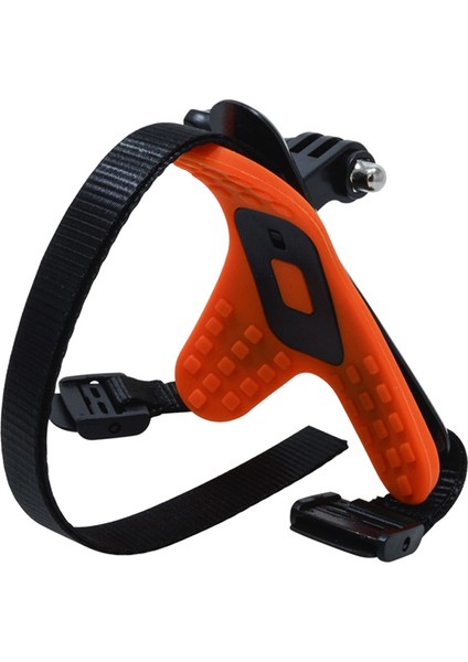 Tüm Aksiyon Kameralara Uyumlu Kask Çene Bağlantı Kayışı Turuncu modelleri