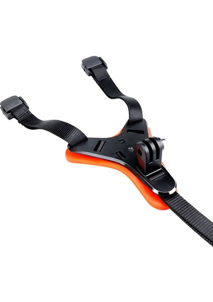 Tüm Aksiyon Kameralara Uyumlu Kask Çene Bağlantı Kayışı Turuncu fırsatları