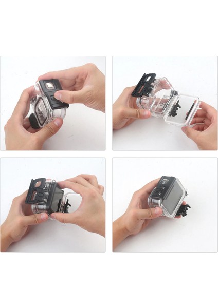 Gopro Hero 8 Uyumlu Su Geçirmez Kılıf Housing