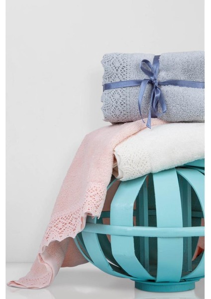 Lacy %100 Pamuk Banyo Havlusu Pudra 70x140 modelleri