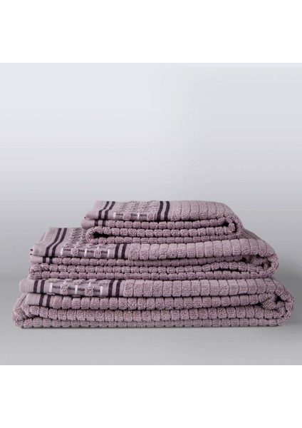 Olwen %100 Pamuk Banyo Havlusu Mürdüm 70x140
