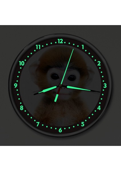 Dekor Loft Premium Gece Parlayan Maymun Çocuk Odası Duvar Saati PFS-1808 fiyatları