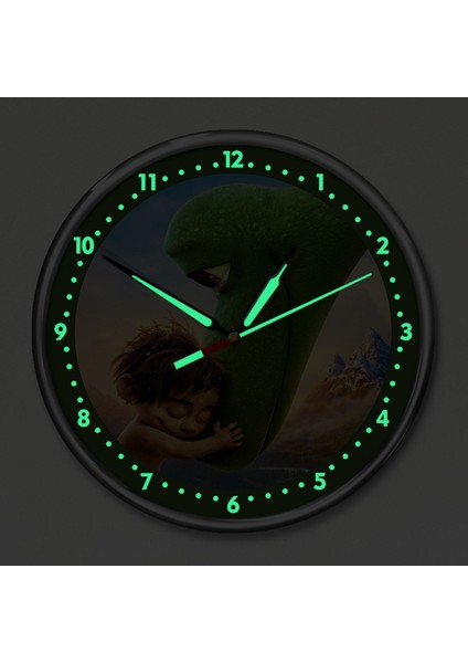 Dekor Loft Premium Gece Parlayan Şirin Dinazor Çocuk Odası Duvar Saati PFS-1834 fiyatları