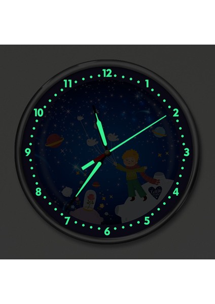 Dekor Loft Premium Gece Parlayan Küçük Prens Çocuk Odası Duvar Saati PFS-1802 fiyatları