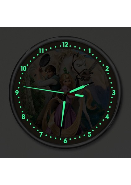 Dekor Loft Premium Gece Parlayan Rapunzel Çocuk Odası Duvar Saati PFS-1824 fiyatları