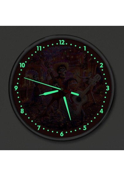 Dekor Loft Premium Gece Parlayan Coco Çocuk Odası Duvar Saati PFS-1843 fiyatları