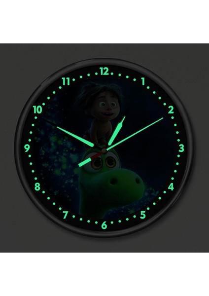 Dekor Loft Premium Gece Parlayan Şirin Dinazor Çocuk Odası Duvar Saati PFS-1836 fiyatları