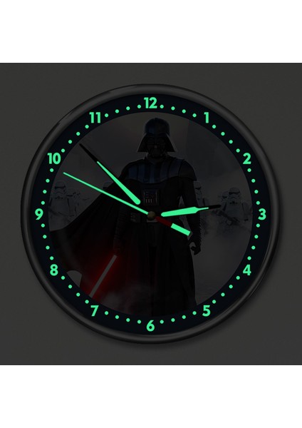 Dekor Loft Premium Gece Parlayan Darth Vader Çocuk Odası Duvar Saati PFS-1812 fiyatları