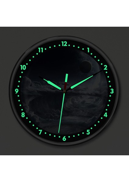 Dekor Loft Premium Gece Parlayan Gezegen Yüzeyi Çocuk Odası Duvar Saati PFS-1815 fiyatları