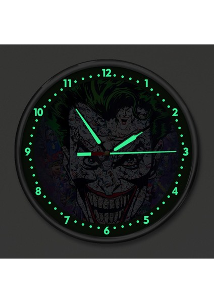 Dekor Loft Premium Gece Parlayan Joker Çocuk Odası Duvar Saati PFS-1829 fiyatları