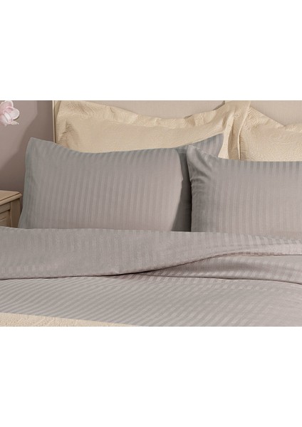 Crystal Ipeksi Twill King Size Nevresim Takımı 240 x 220 cm Taş Rengi fiyatları