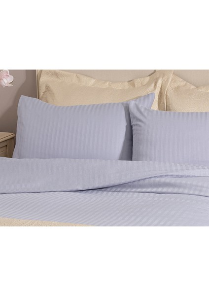 Crystal Ipeksi Twill King Size Nevresim Takımı 240x220 cm Mavi
