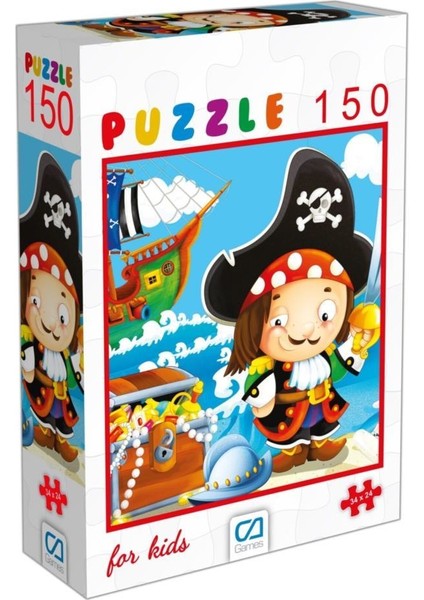 Korsan Puzzle 150 Parça 34 x 24 cm