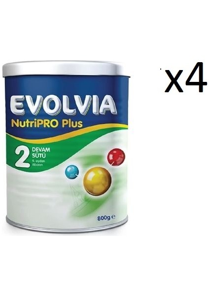 Nutripro Plus 2 Bebek Devam Sütü 800GR 4'lü Paket