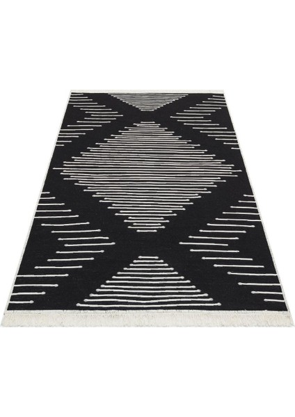 Eko Halı Arya Kilim Ar 15 Black Çift Taraflı Kilim