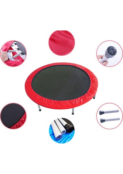 110 cm Çap Deluxe Trend Trambolin 45 Inç fırsatları