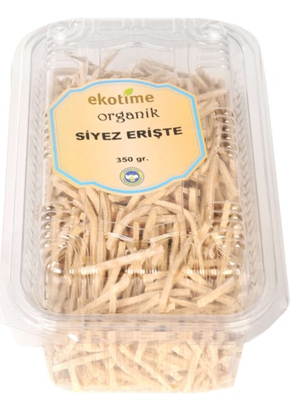 Organik Siyez Unlu Erişte 350 gr