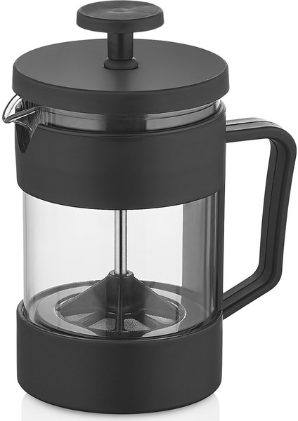 French Press & Kapaklı Kahve Bardağı & Kupa Bardak Hediye Seti