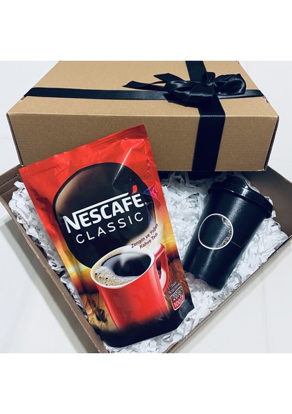 Nescafe 200 Gr & Kapaklı Kahve Bardağı Hediye Seti