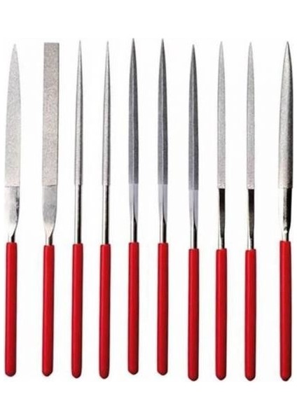 VI29301 10'lu Elmas Saatçi Eğe Seti 140X50X3 mm fiyatları