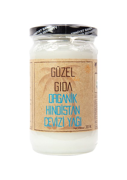 Organik Hindistan Cevizi Yağı Soğuk Sıkım 300 ml