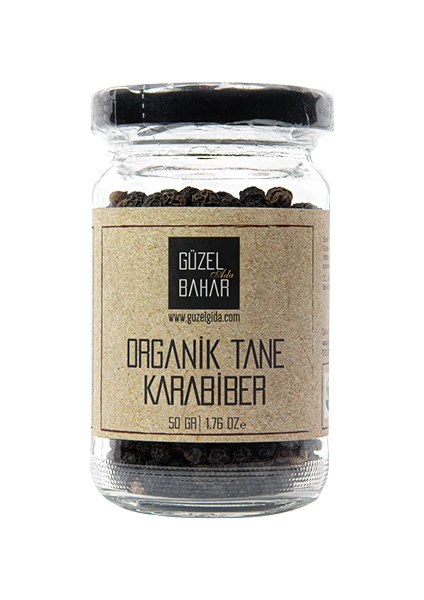 Güzel Ada Gıda Organik Tane Karabiber 60 gr