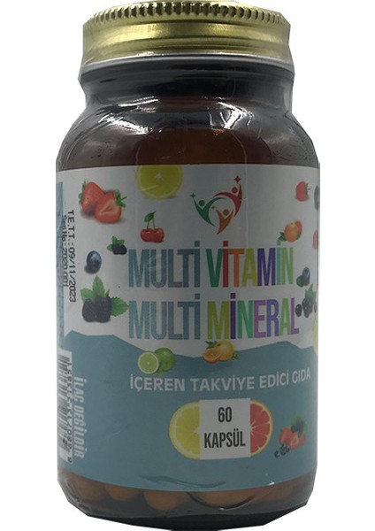 Multivitamin Multimineral Kapsül 60 Adet