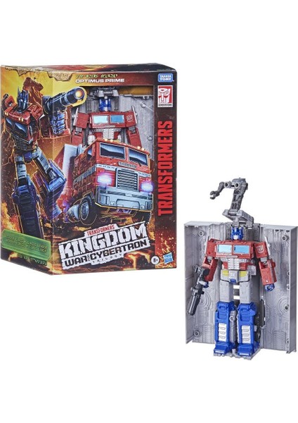 Transformers Generations Wfc Kingdom Leader Optimus Prime Action Figure