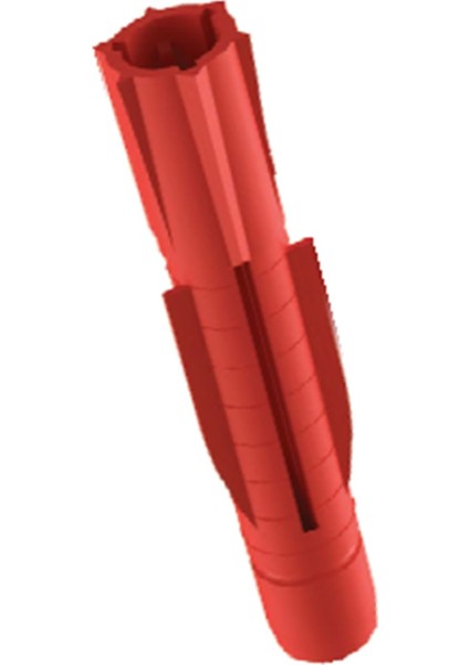 10 Adet Frecnke Başlıklı Kırmızı Dübel Duvar Dübel Vida Dübel 8X51MM