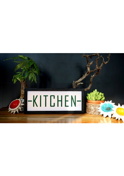 Kıtchen Cafe, Restaurant ve Ev Aydınlatması Dekoratif Işıklı Pano fiyatları