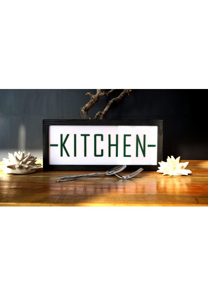 Kıtchen Cafe, Restaurant ve Ev Aydınlatması Dekoratif Işıklı Pano fırsatları
