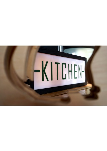 Kıtchen Cafe, Restaurant ve Ev Aydınlatması Dekoratif Işıklı Pano indirimleri