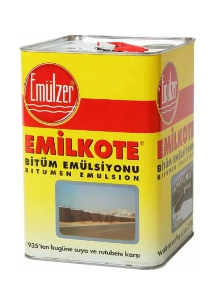 Emilkote Çatı Bodrum Su Izolasyon Yalıtım Zifti 4.5 kg