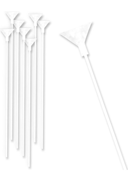 Balon Çubuğu - 100 Adet - Plastik Balon Çubuğu