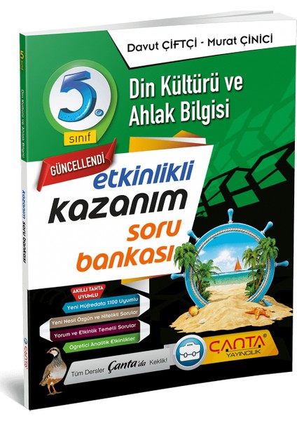 Çanta Yayınları 5.Sınıf Kazanım Din Kültürü ve Ahlak Bilgisi Soru Bankası