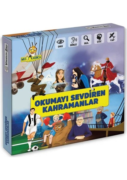 Çocuklara Okumayı Sevdiren Kahramanlar Seti
