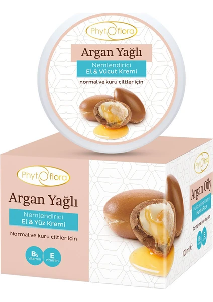 Argan Yağlı Nemlendirici El ve Yüz Kremi