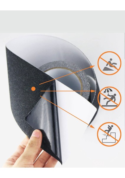 Siyah Merdiven ve Zemin Kaymaz Kaydırmaz Bant (25MMX25MT) (Henkel Yapıştırıcılı) modelleri