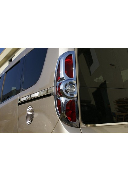 Fiat Doblo Krom Stop Çerçevesi 2 Parça Abs 2010-2014 Arası