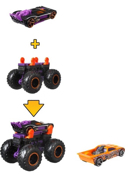 Monster Trucks Dev Tekerlek Ustası Araçlar GWW16 modelleri