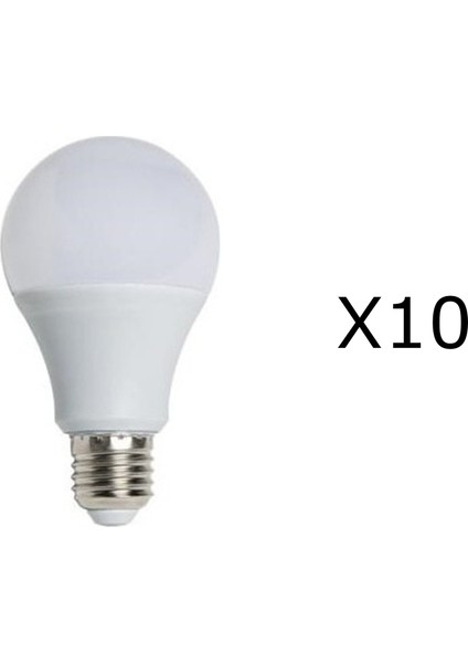 10W LED Ampul Beyaz 6500K 10LU Paket