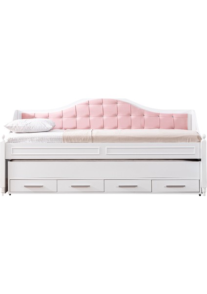 Yavrulu Yatak, Eymen Yavrulu Karyola - Pembe + 2 Adet Comfort Yatak
