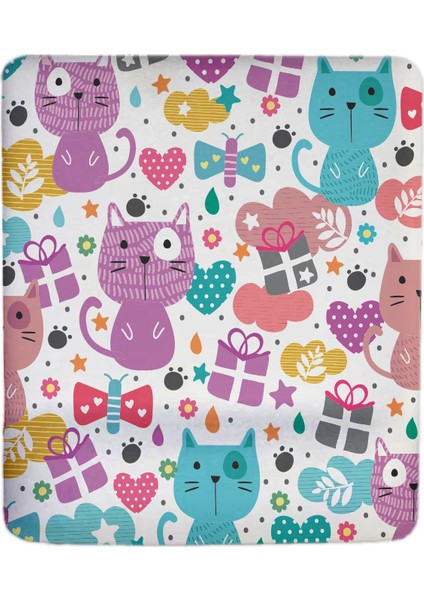 Kediler Bilek Destekli Mouse Pad