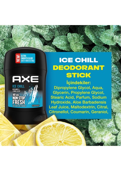 Ice Chill Erkek Deodorant Stick 50 ml