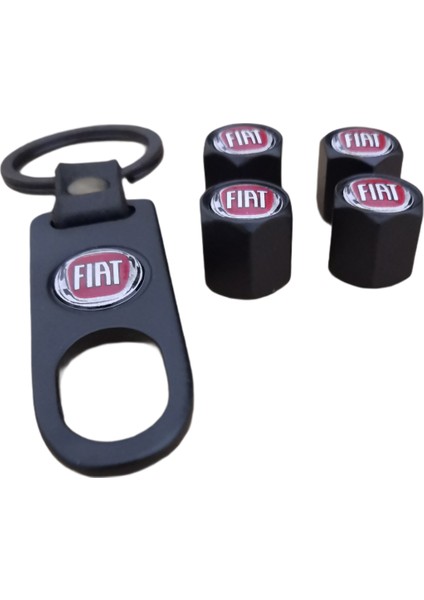 Fiat Metal Sibop Kapağı Anahtarlık Set