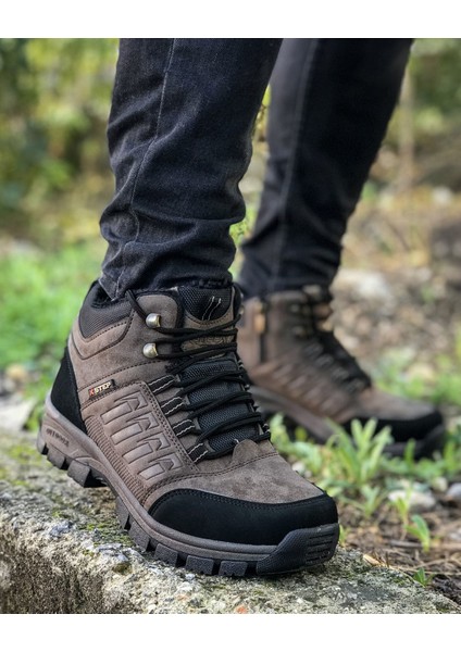 Erkek Bot Termal Yünlü Kaymaz Taban Outdoor Bot