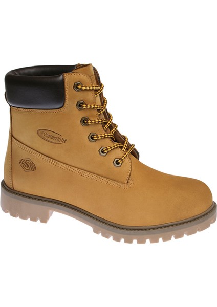 Devon G4080 Watertight Deri Nubuk Sarı Kadın Bot