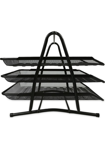 Evrak Rafı Metal 3'lü Siyah 6255 fırsatları