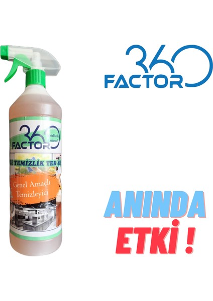 FACTOR360 Çok Amaçlı Genel Temizleyici F35 4'lü Paket (4 Litre)