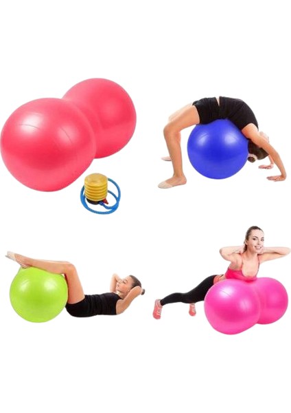 Fıstık Pilates Topu Egzeriz Fitnes Spor Aleti